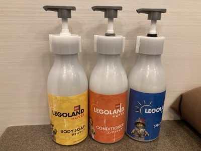 レゴランドホテルのアメニティ