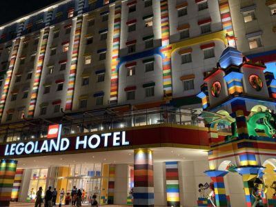 夜のレゴランドホテル