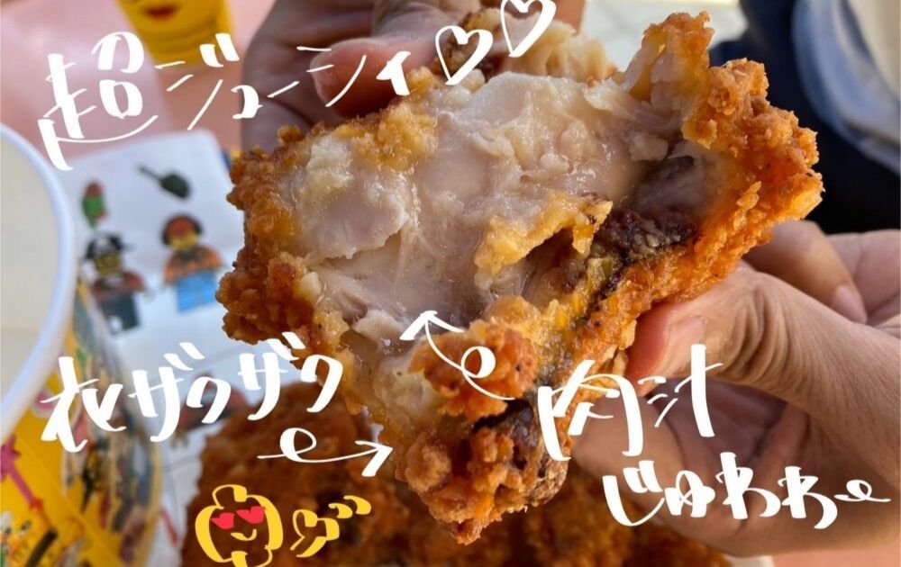 レゴランドのチキンダイナーのフライドチキン