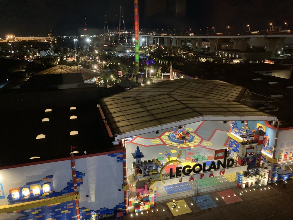 レゴランドホテルから見える夜景