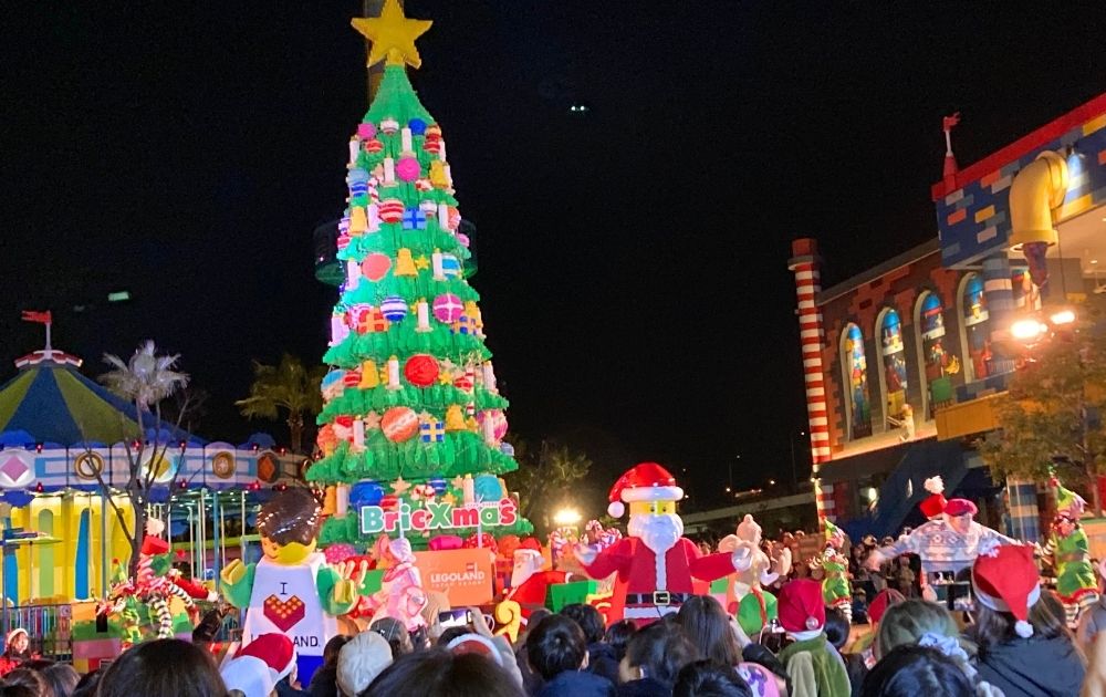 レゴランドのクリスマスナイトイベント体験レポ