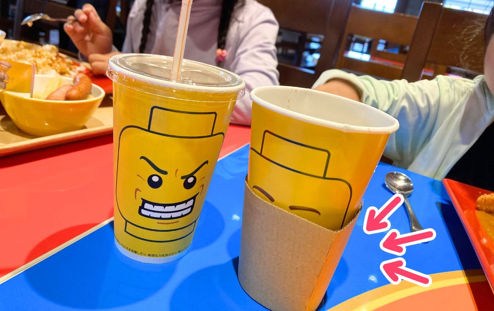 レゴランドのナイトテーブルレストラン