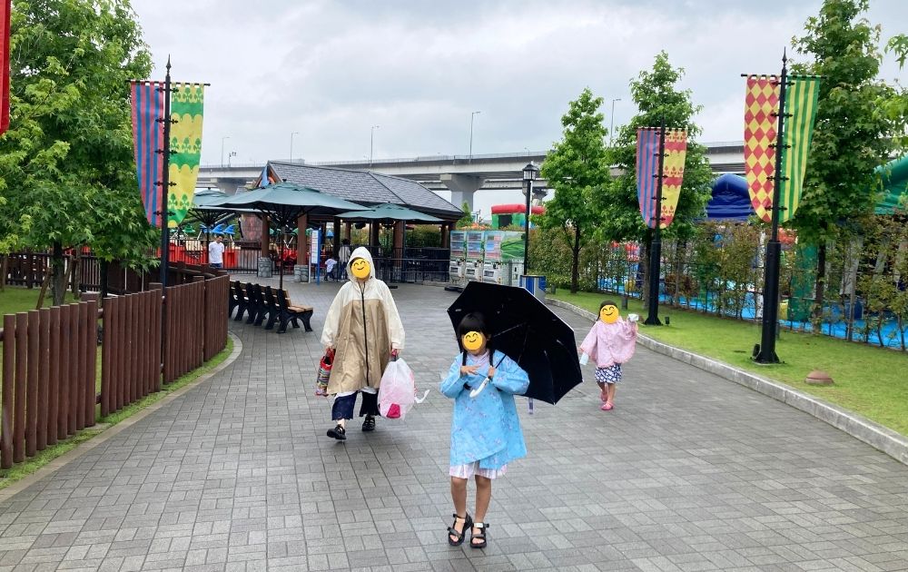 レゴランドの持ち物（雨）