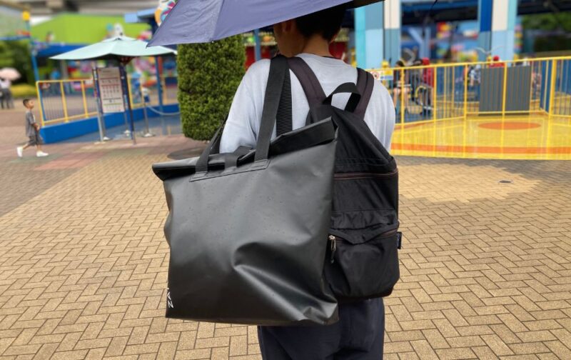 レゴランドの雨の日のおすすめの持ち物(防水バッグ)