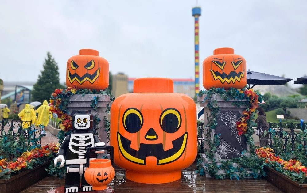 レゴランドのハロウィンイベント（フォトスポット）