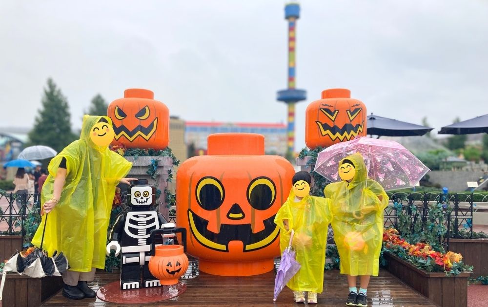 レゴランドのハロウィンイベント（フォトスポット）