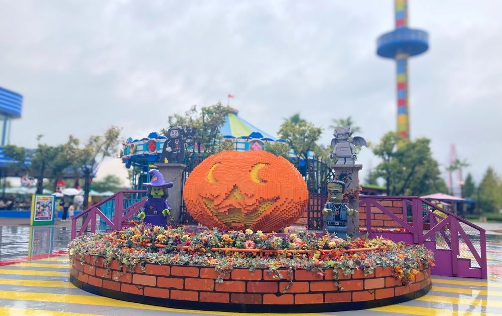 レゴランドのハロウィンイベント（フォトスポット）