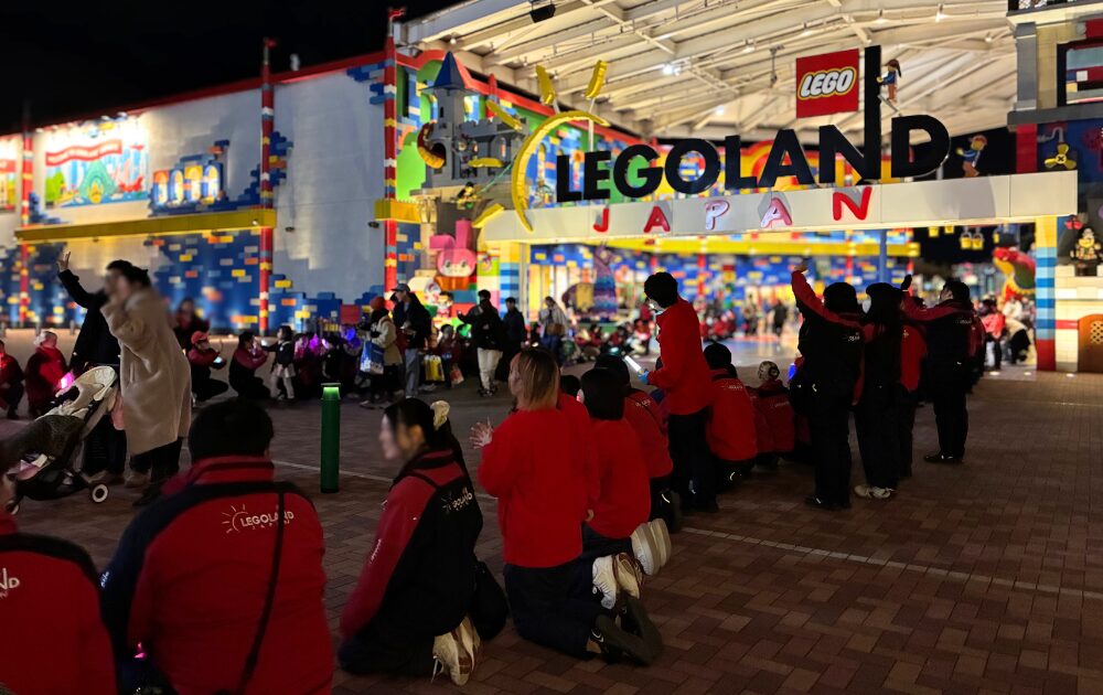 レゴランドの大晦日に開催されたカウントダウンイベント