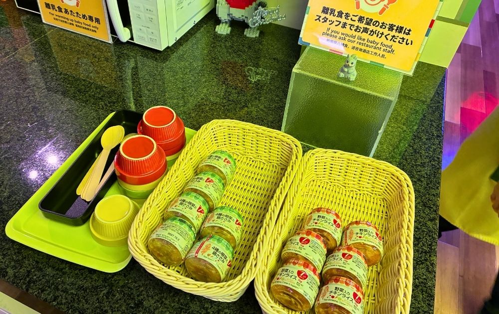 レゴランドホテルの離乳食・電子レンジ