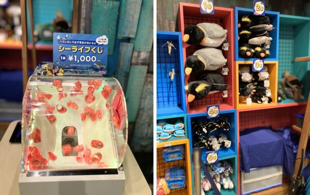 シーライフ名古屋のくじ・お土産