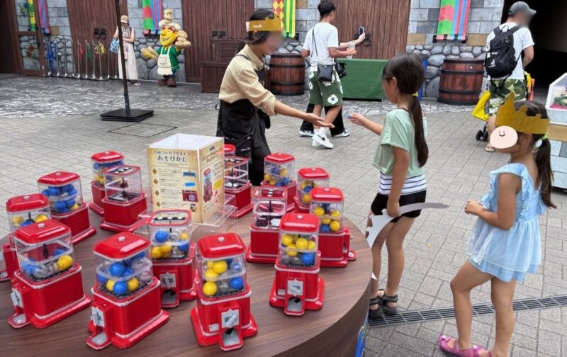 レゴランドのナイトテーブルレストランでもらえるポップバッジ