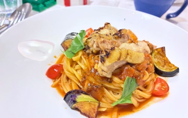 レゴランドホテルのスカイラインバーで食べられるイタリアンディナーコース食事内容