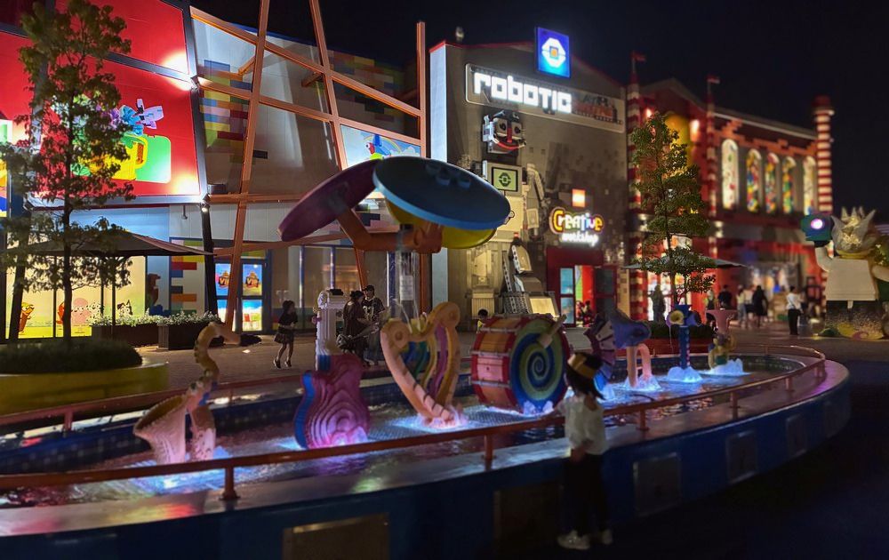 レゴランドのまつりナイト2026の夜のパーク
