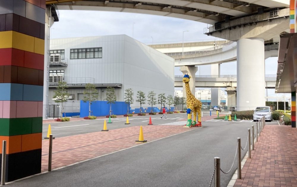 レゴランドホテルの車寄せ