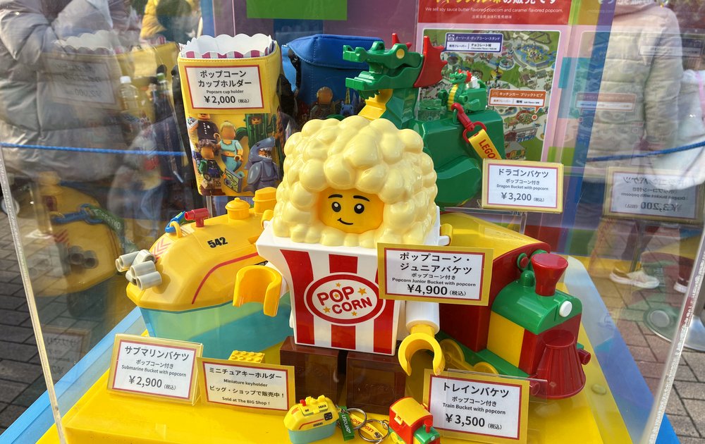 レゴランドのポップコーンバケツ