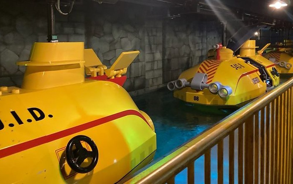 レゴランドの人気アトラクションサブマリン