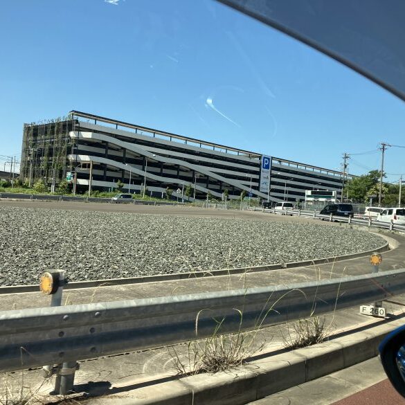 レゴランドの駐車場